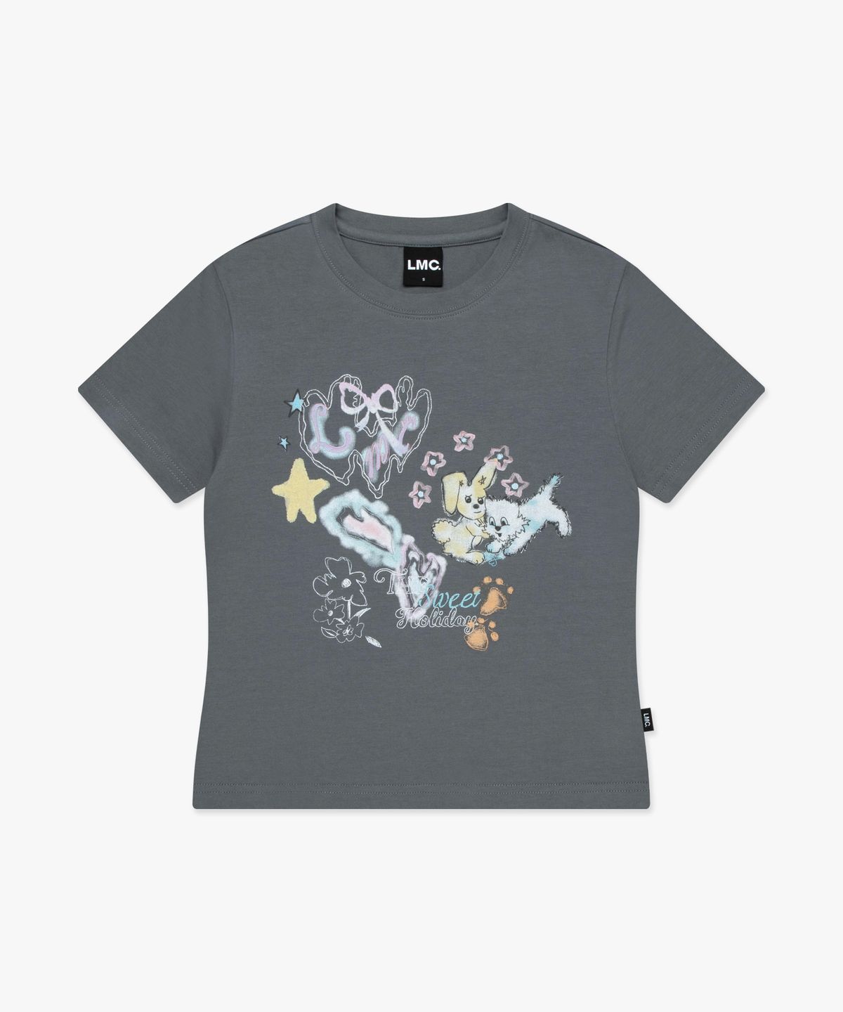 엘엠씨(LMC) WM SKETCH DOODLE CROPPED TEE gray
