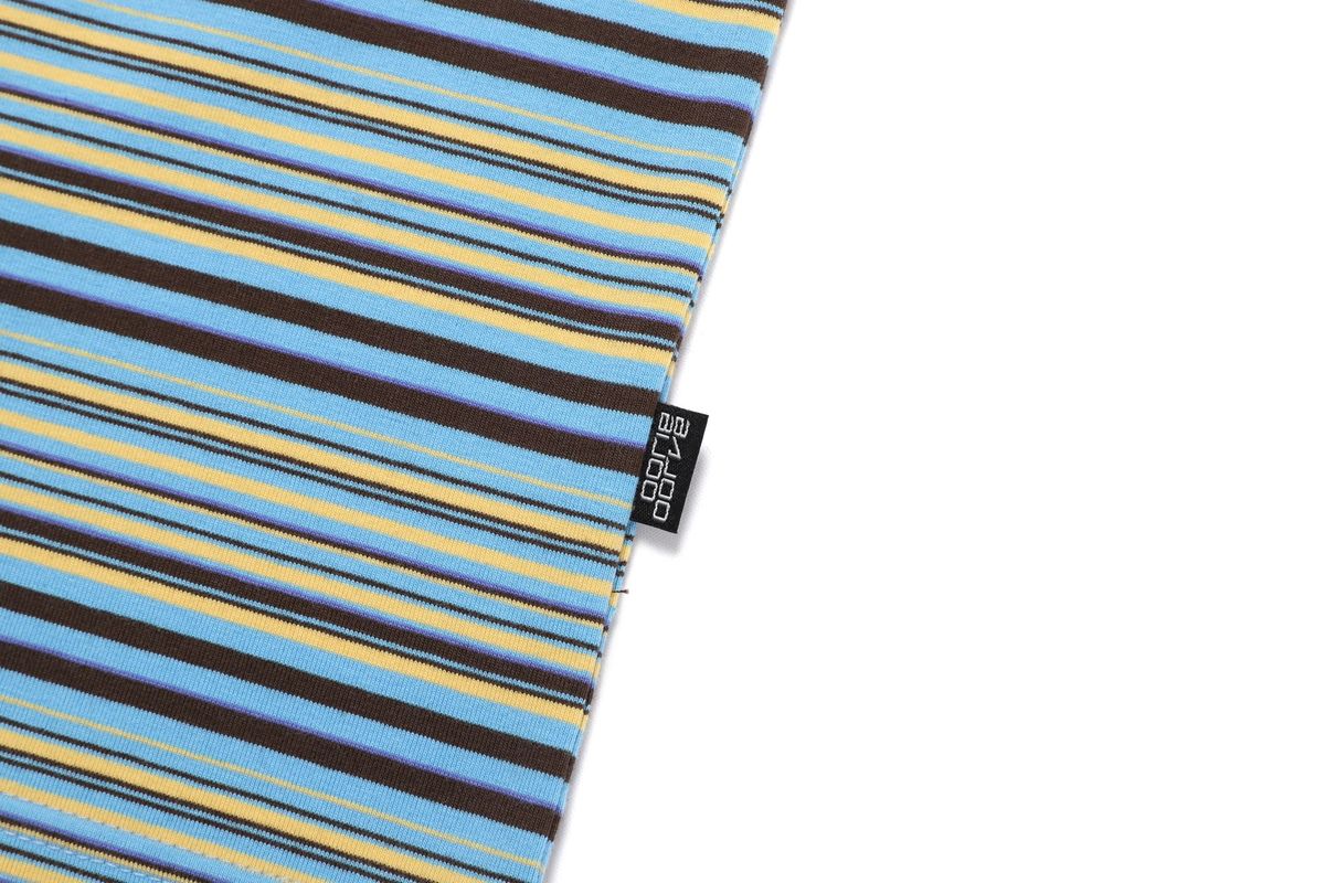 바쥬비쥬(BAJOO BIJOO) BABIHOUSE STRIPE T-SHIRT [SKY]