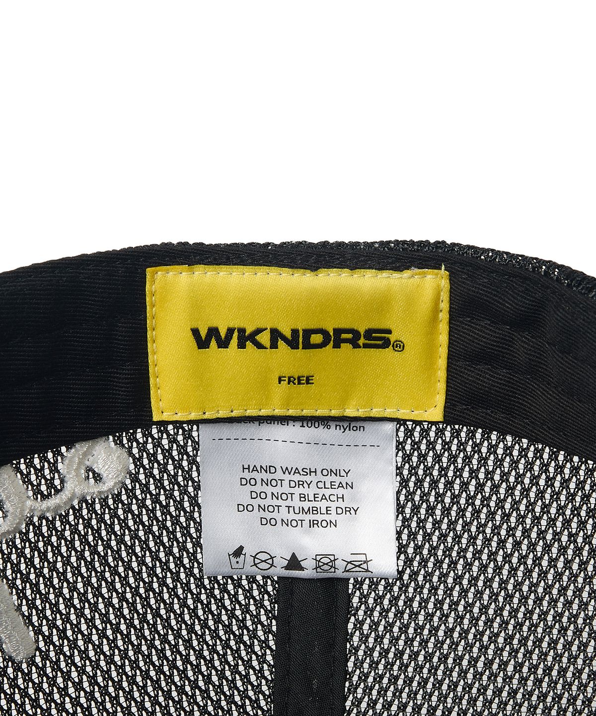 위캔더스(WKNDRS) SALONE TRUCKER CAP (BLACK)