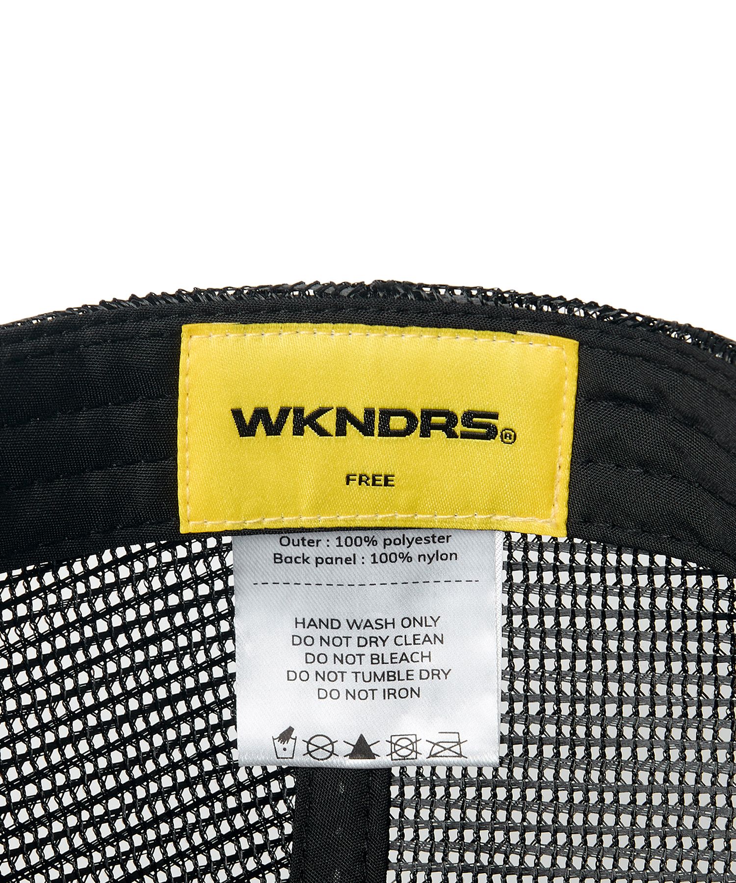 MUSINSA | WKNDRS FLORAL TRUCKER CAP (BLACK)