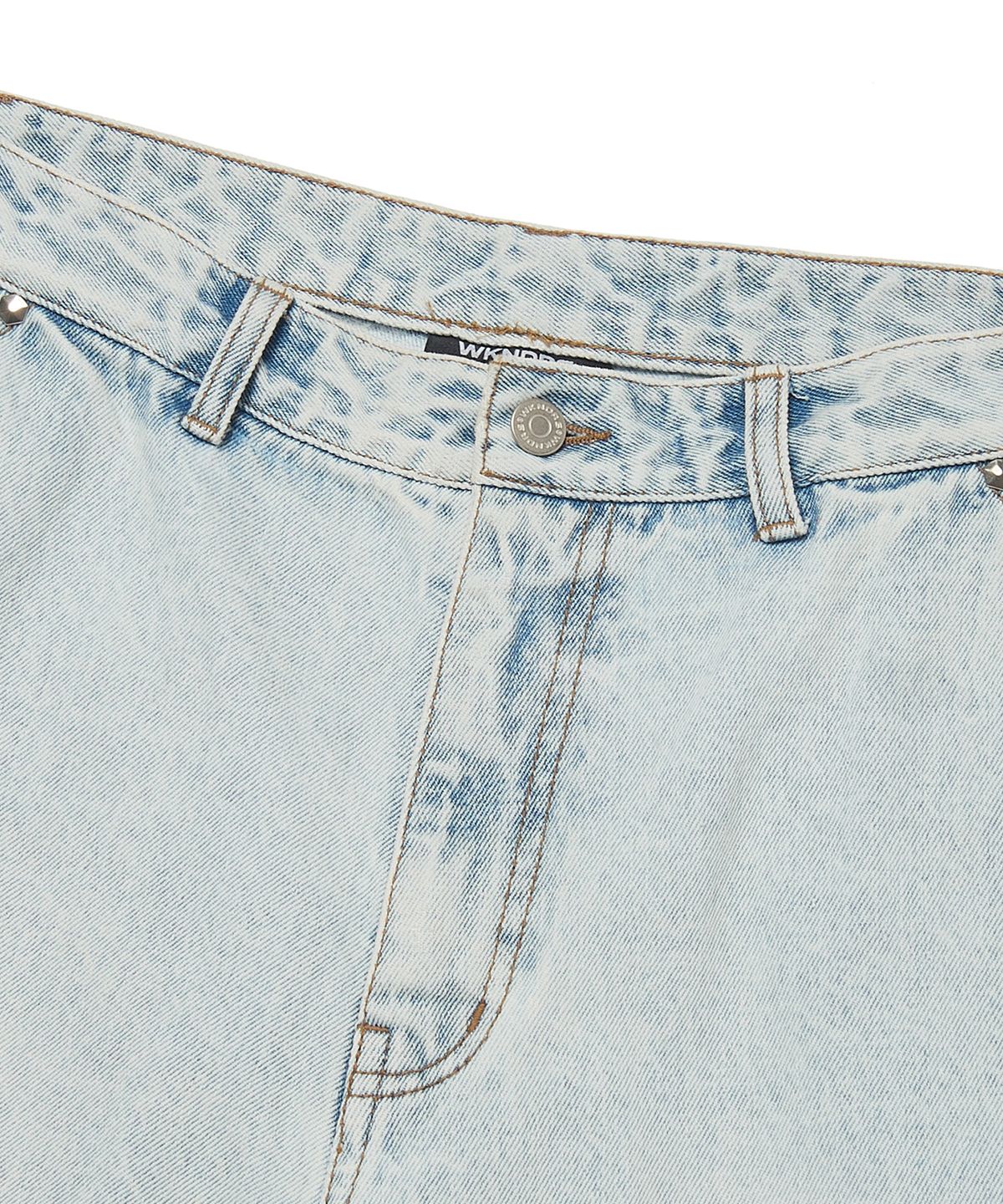 위캔더스(WKNDRS) COWBOY DENIM SHORTS (I.DENIM)