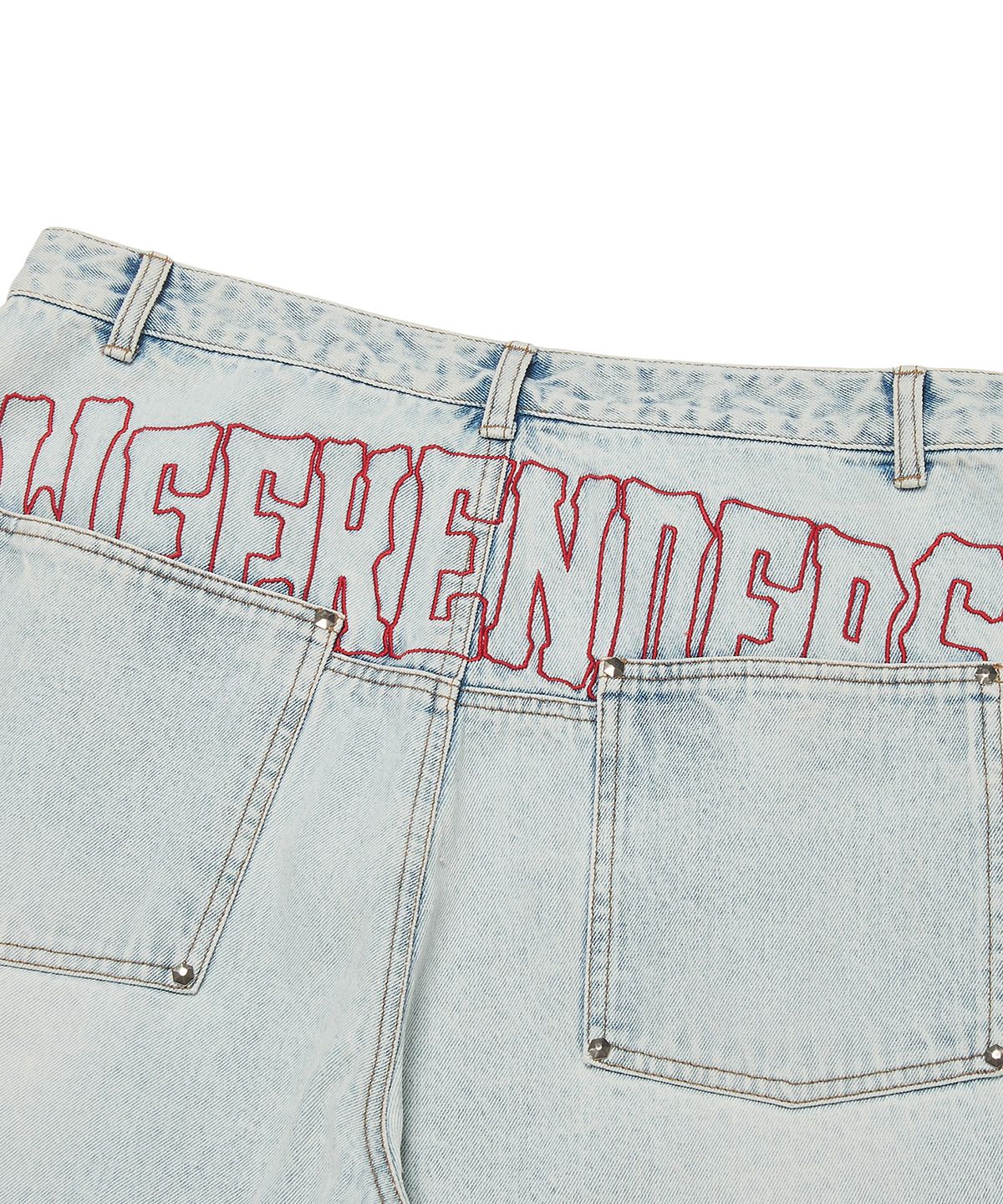 위캔더스(WKNDRS) COWBOY DENIM SHORTS (I.DENIM)