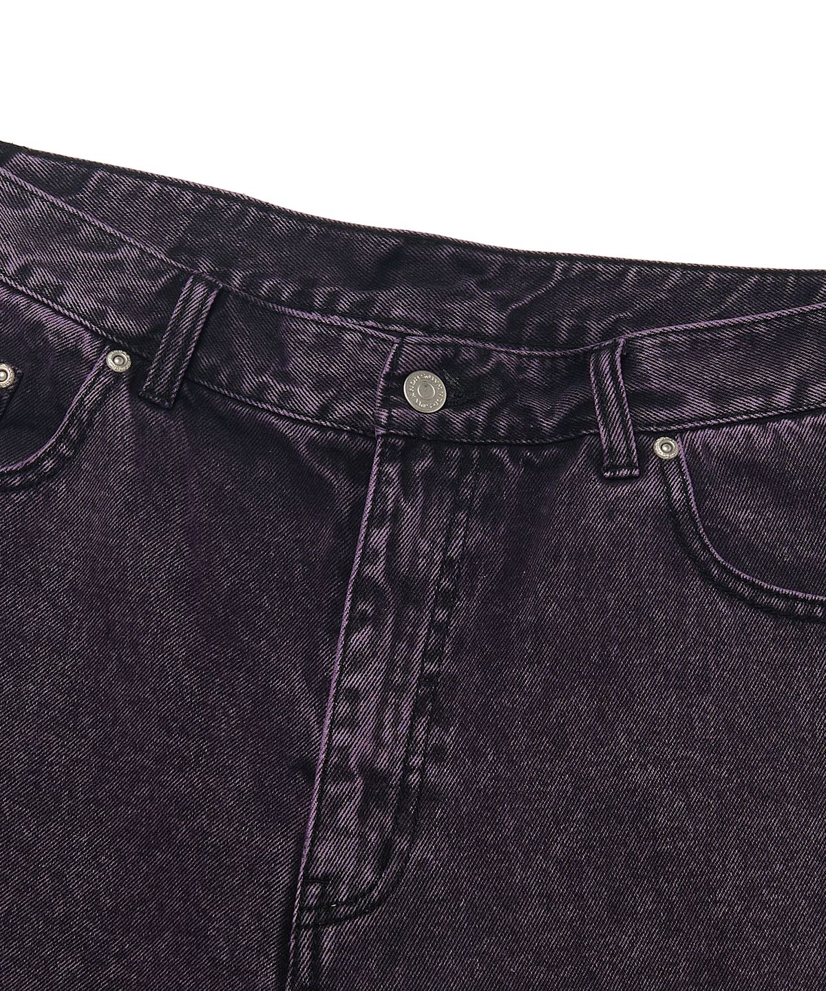 위캔더스(WKNDRS) PUNK DENIM SHORTS (PURPLE)