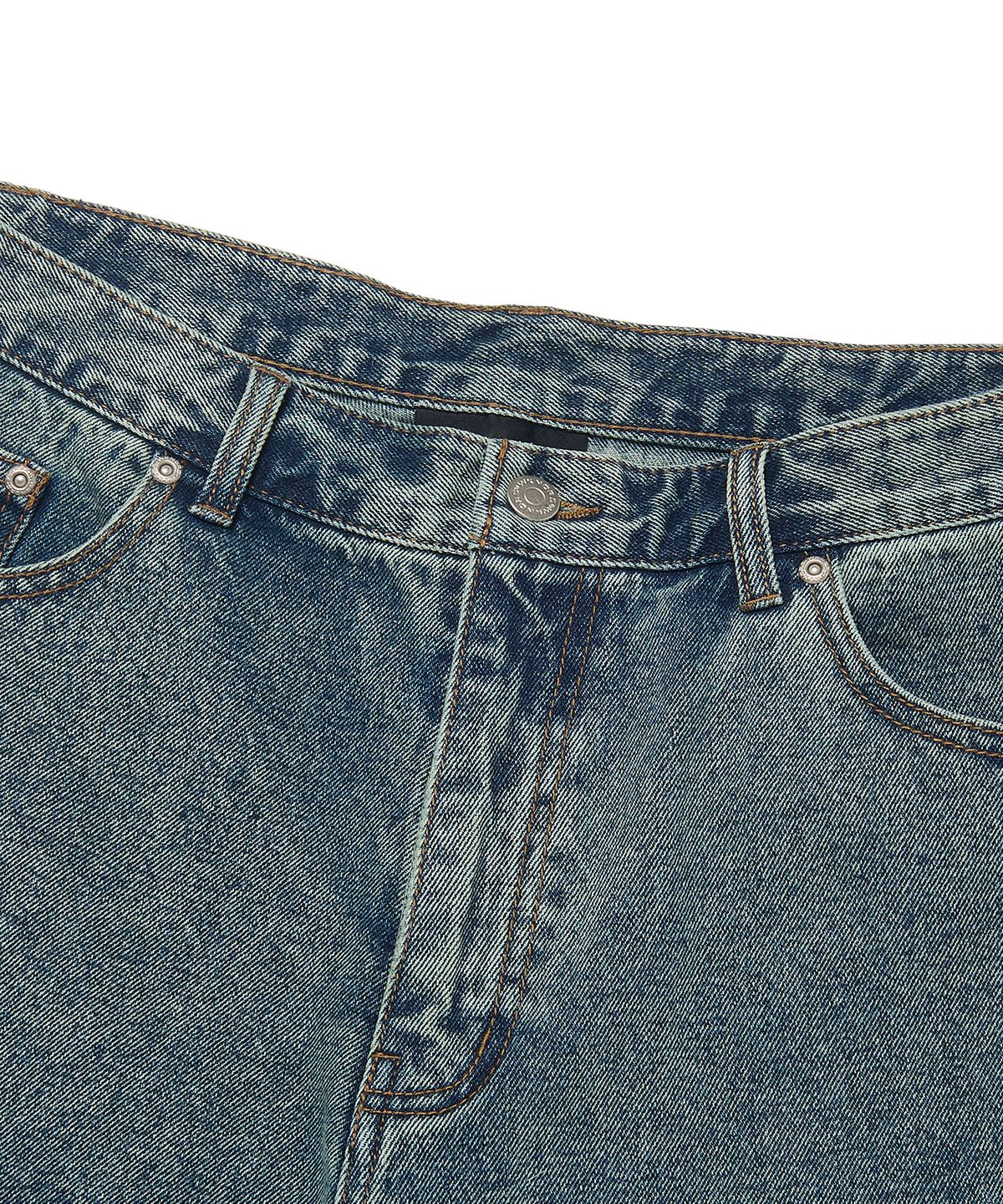 위캔더스(WKNDRS) PUNK DENIM SHORTS (DENIM)