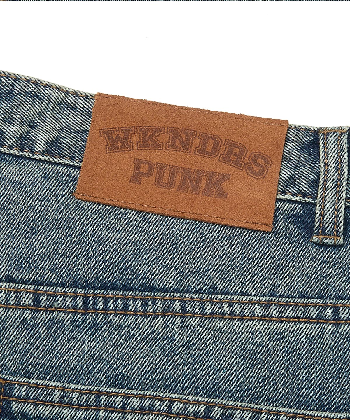 위캔더스(WKNDRS) PUNK DENIM SHORTS (DENIM)