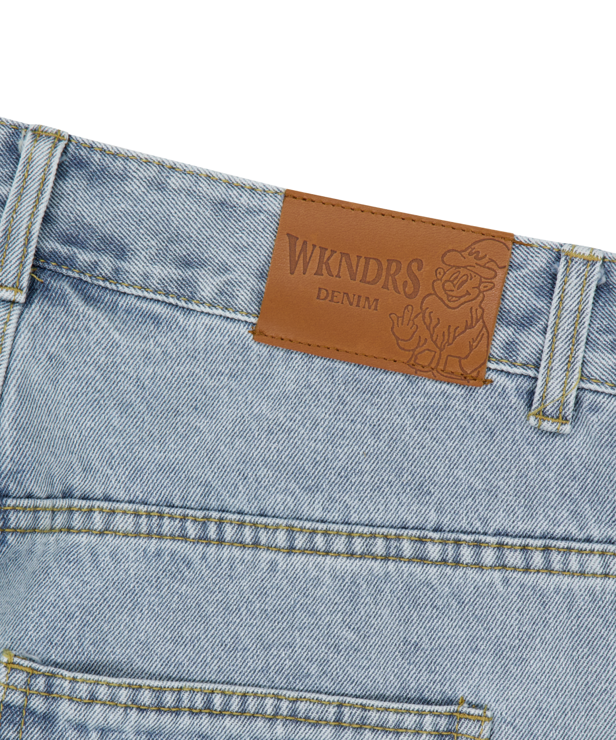 위캔더스(WKNDRS) DWARF DENIM PANTS (L.DENIM)