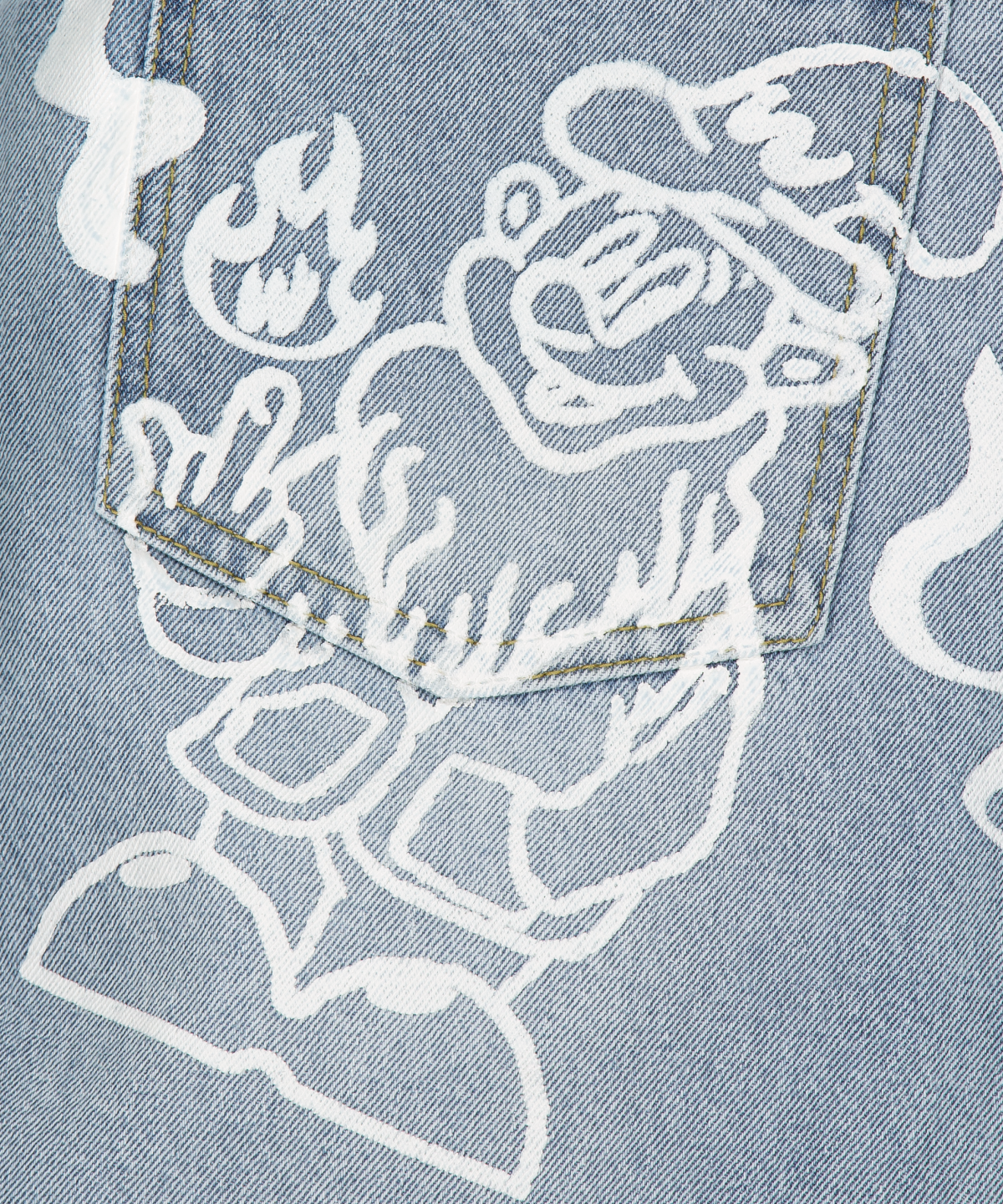 위캔더스(WKNDRS) DWARF DENIM PANTS (L.DENIM)