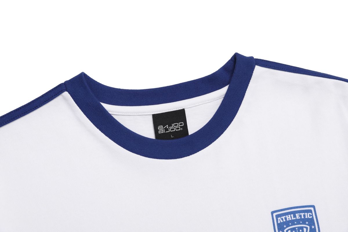 바쥬비쥬(BAJOO BIJOO) SPORTY JERSEY T-SHIRT [WHITE]