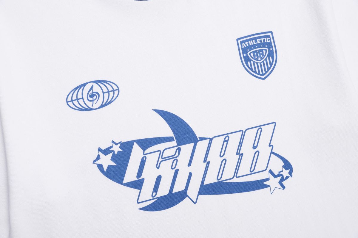 바쥬비쥬(BAJOO BIJOO) SPORTY JERSEY T-SHIRT [WHITE]