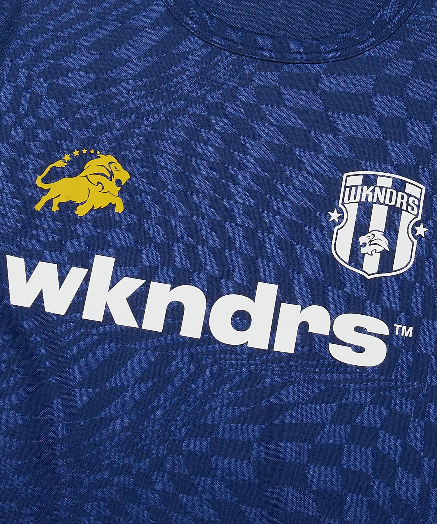 MUSINSA公式 | WKNDRS KING SOCCER SS JERSEY (NAVY)