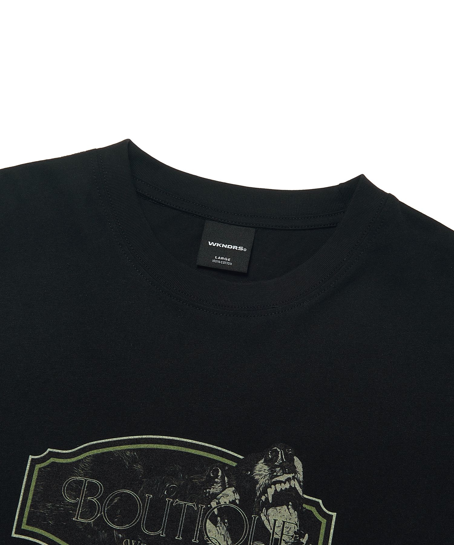 [WKNDRS] BOUTIQUE T-SHIRT /追跡付 MUSINSA | WKNDRS BOUTIQUE T-SHIRT (BLACK)