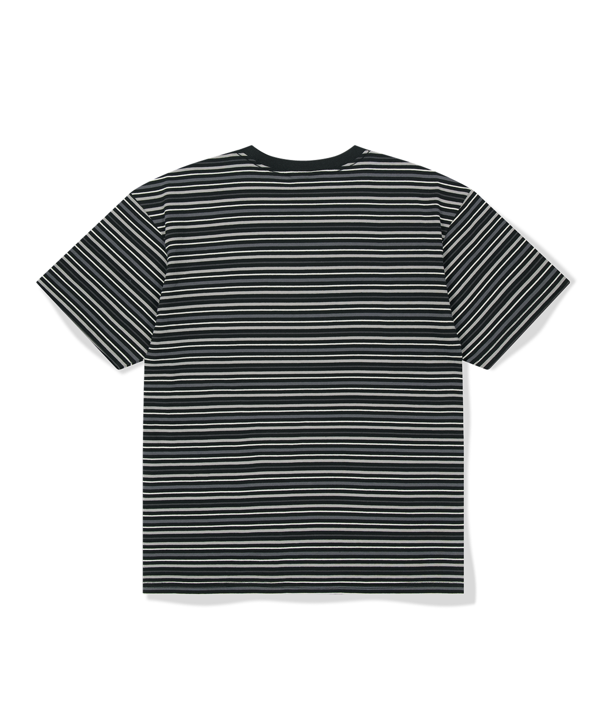 위캔더스(WKNDRS) STRIPED T-SHIRT (BLACK)