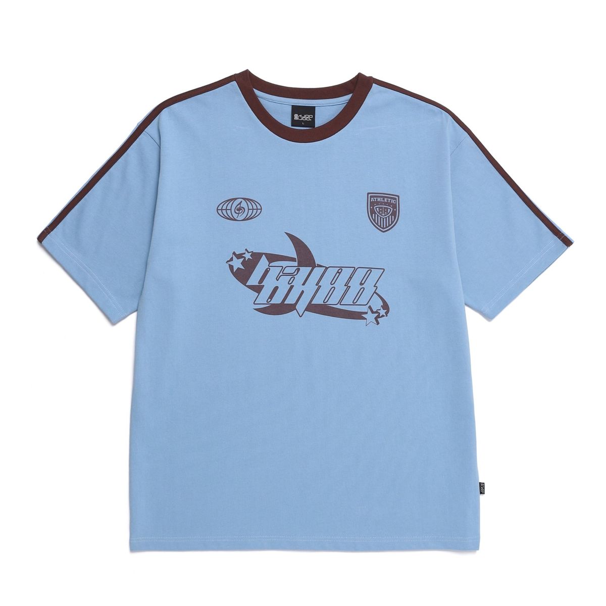 바쥬비쥬(BAJOO BIJOO) SPORTY JERSEY T-SHIRT [SKY]