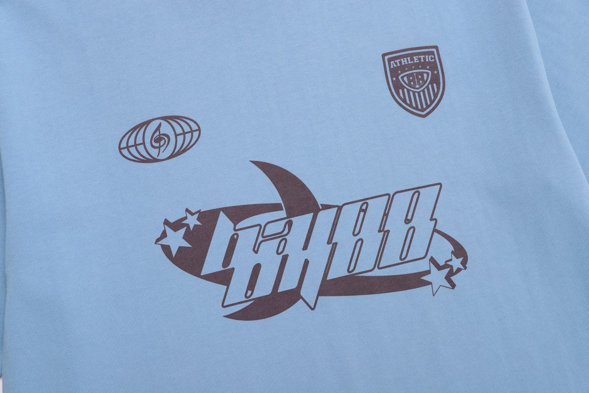 바쥬비쥬(BAJOO BIJOO) SPORTY JERSEY T-SHIRT [SKY]