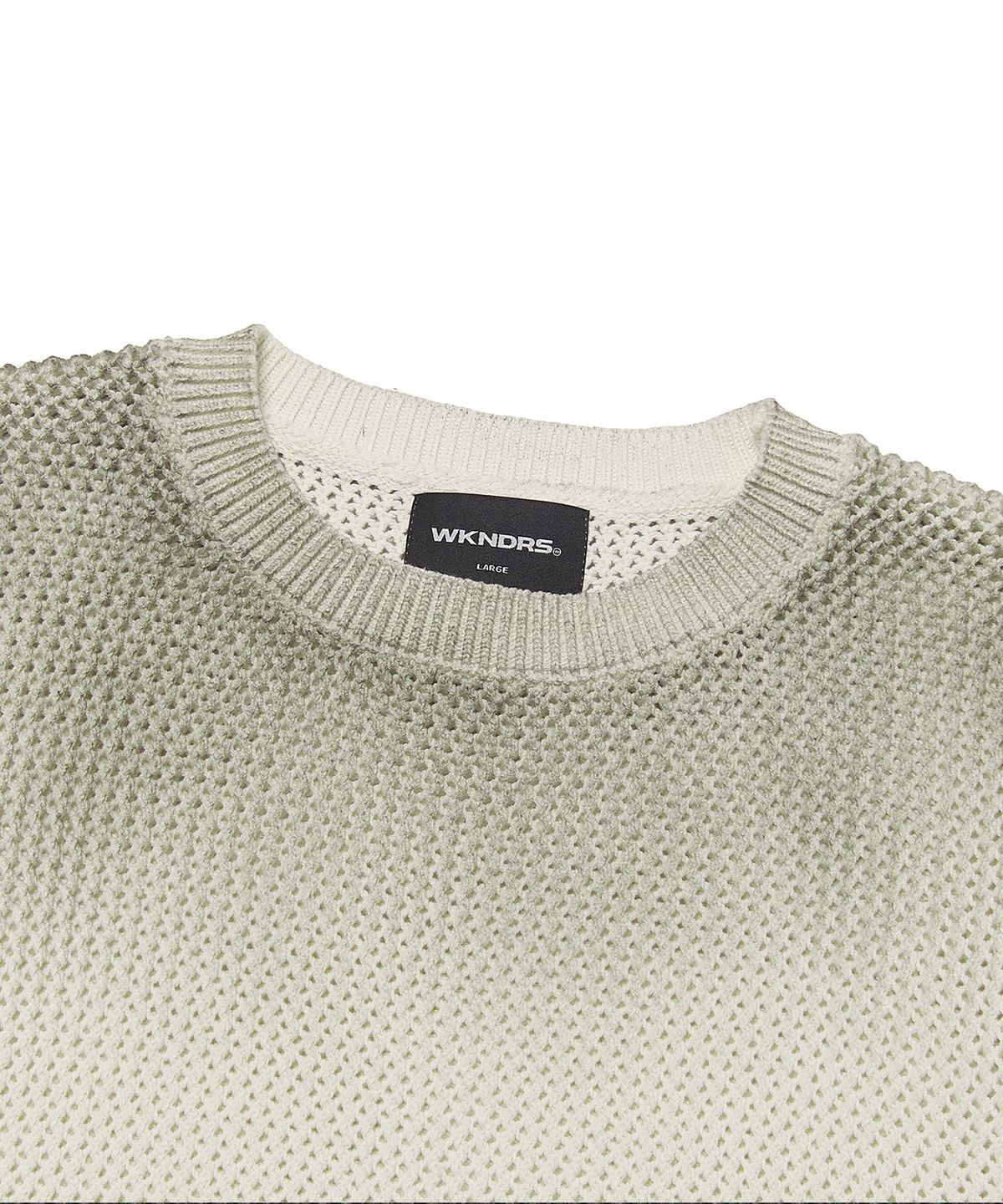 위캔더스(WKNDRS) SPRAY KNIT SWEATER (IVORY)