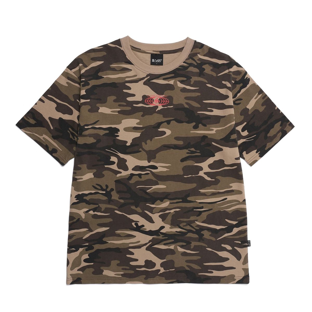 바쥬비쥬(BAJOO BIJOO) BABIHOUSE CAMO T-SHIRT [BEIGE]