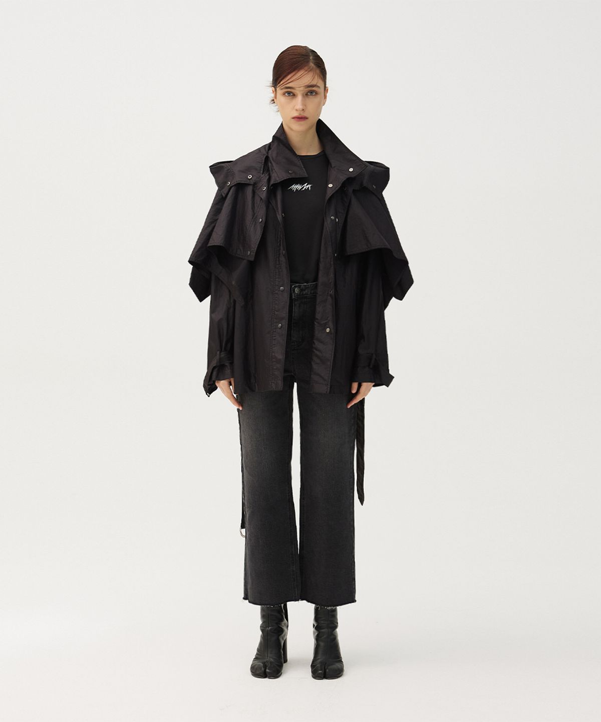 므아므(MMAM) Recycle pleated half coat