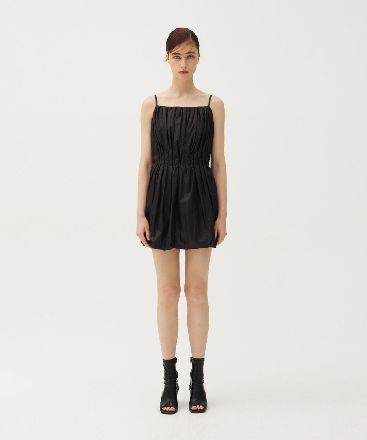 므아므(MMAM) Balloon banding mini dress
