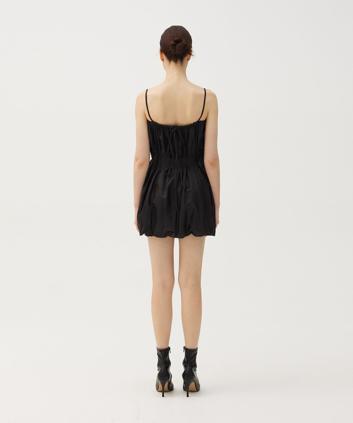 므아므(MMAM) Balloon banding mini dress