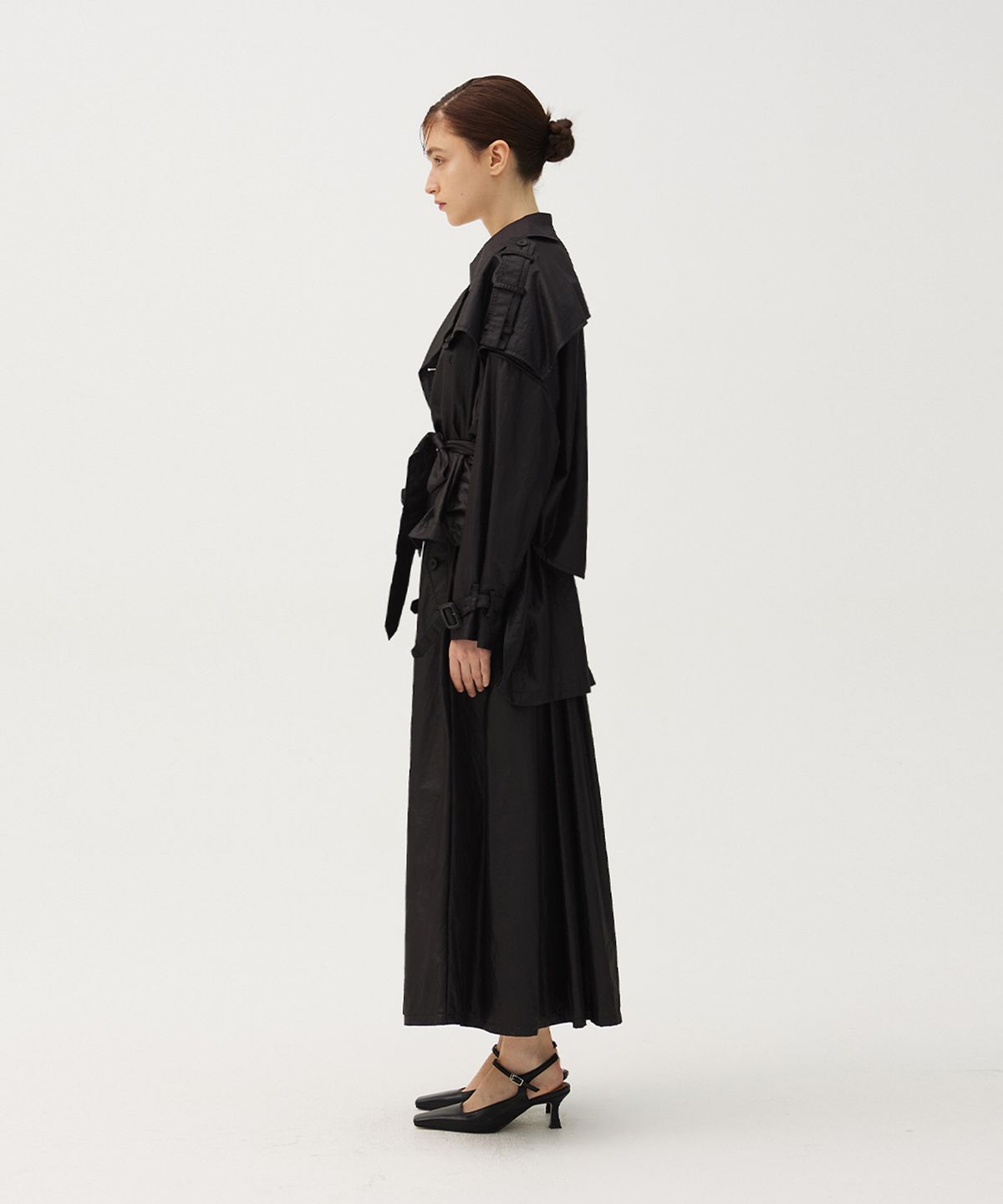 므아므(MMAM) Recycle half trench coat