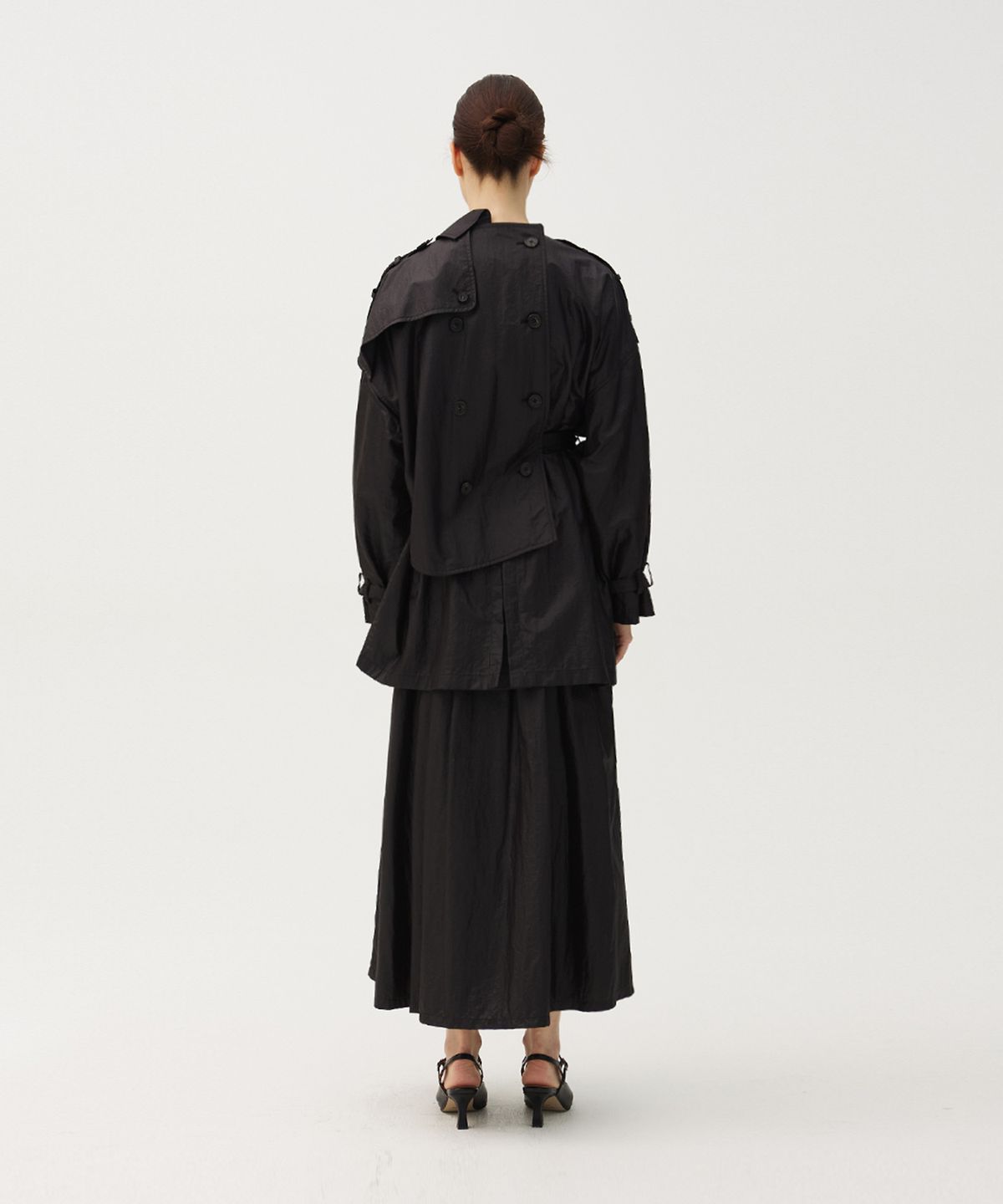 므아므(MMAM) Recycle half trench coat