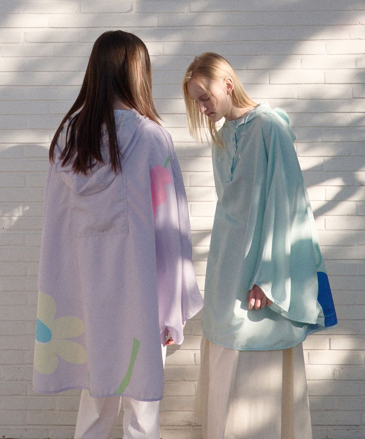 락피쉬웨더웨어(ROCKFISH WEATHERWEAR) FLOWER RAIN PONCHO - 2 colors