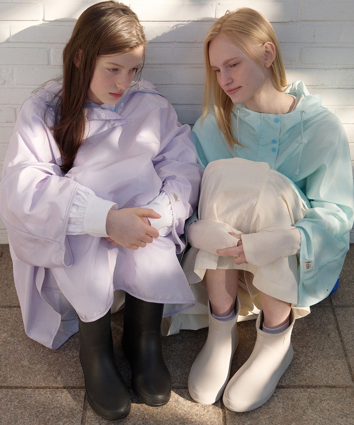 락피쉬웨더웨어(ROCKFISH WEATHERWEAR) FLOWER RAIN PONCHO - 2 colors