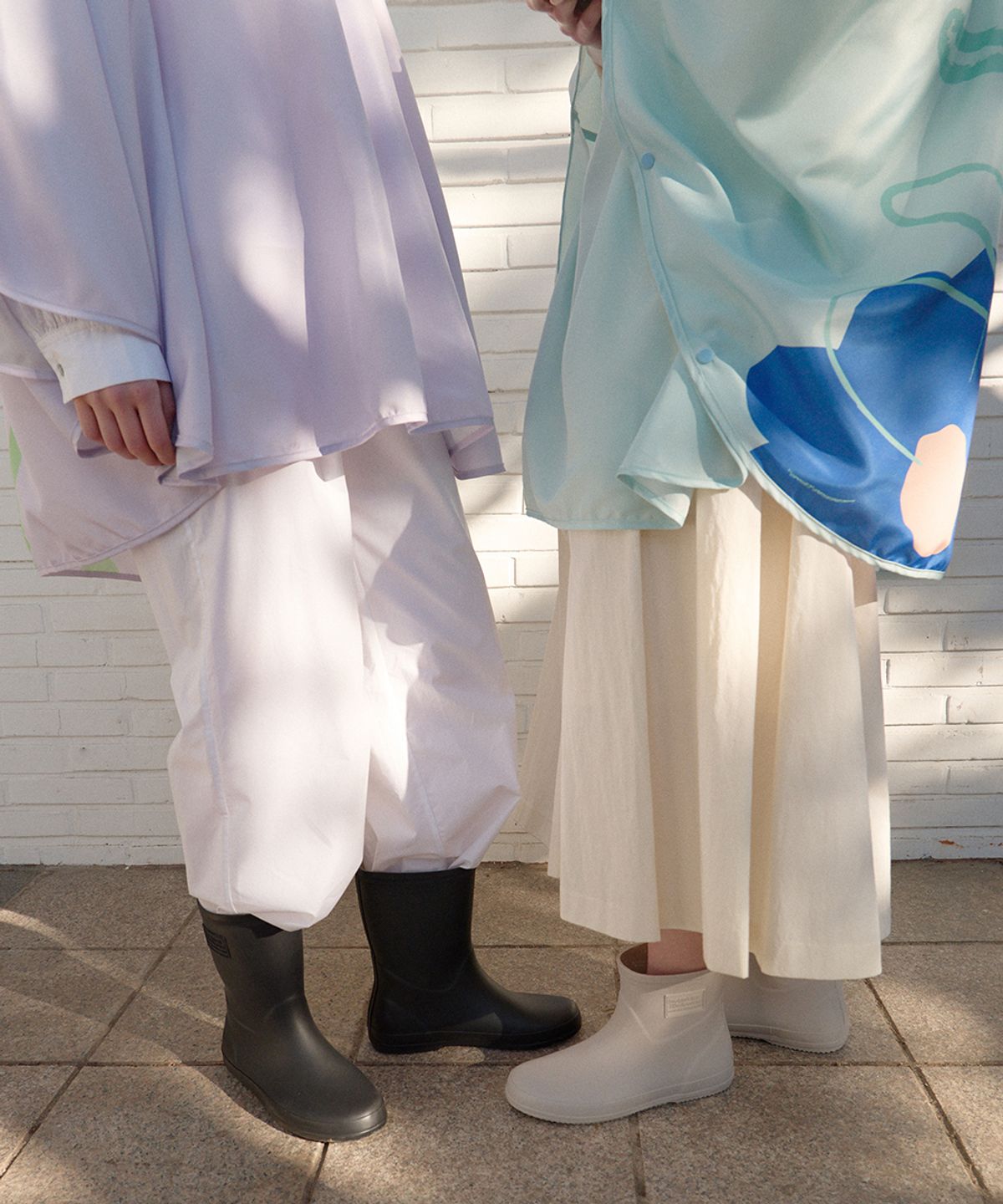 락피쉬웨더웨어(ROCKFISH WEATHERWEAR) FLOWER RAIN PONCHO - 2 colors
