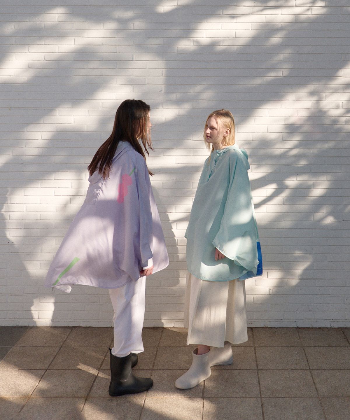 락피쉬웨더웨어(ROCKFISH WEATHERWEAR) FLOWER RAIN PONCHO - 2 colors