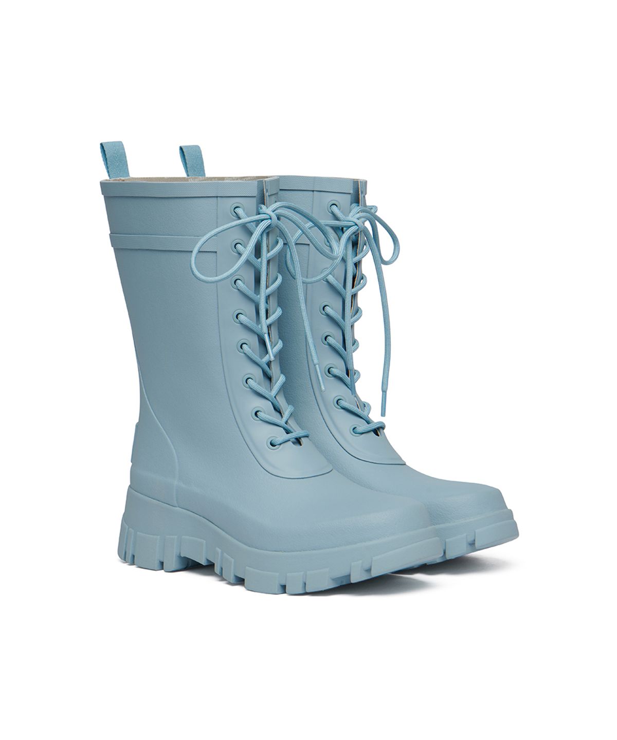 락피쉬웨더웨어(ROCKFISH WEATHERWEAR) PLATFORM LACEUP RAIN BOOTS MIDDLE - 3 colors