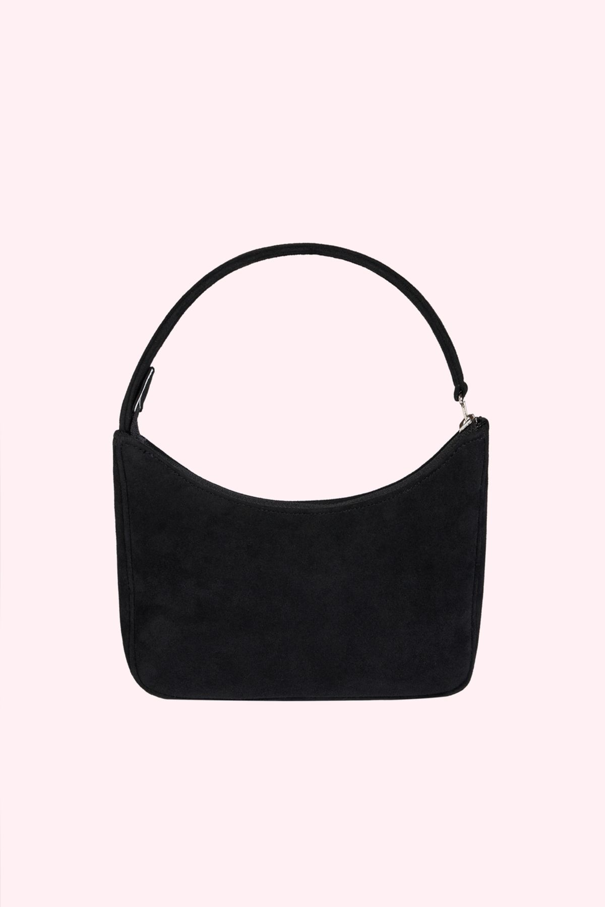 어텐즈(ATTENDS) Attends suede top handle bag (Black)
