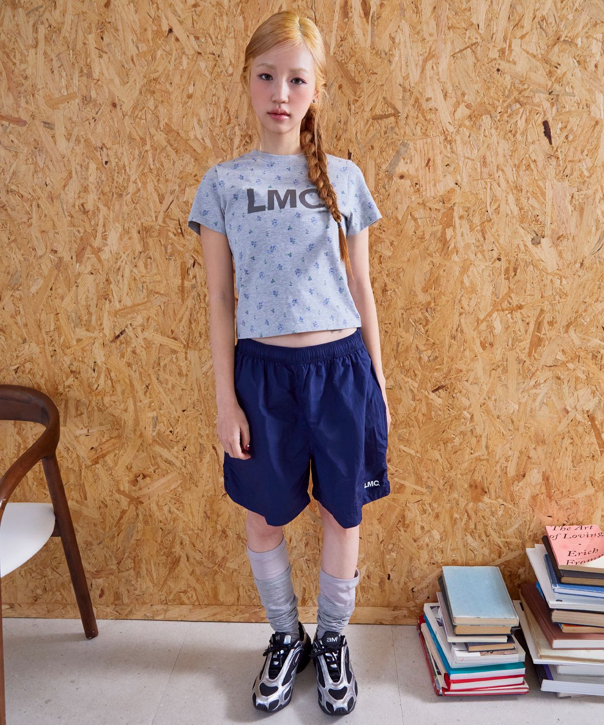 엘엠씨(LMC) WM OG CROPPED TEE flower white