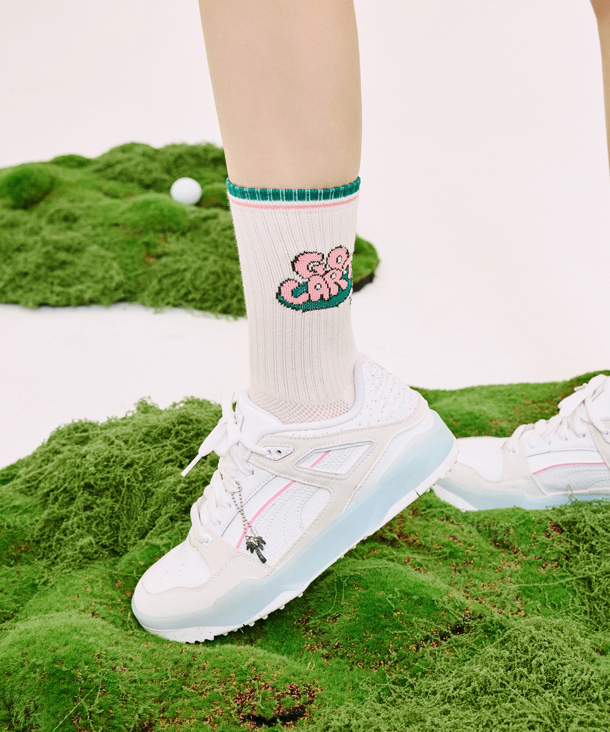 오드삭스(ODDSOCKS) 쿨맥스 골프 크루 삭스 -고카트 (오트밀)