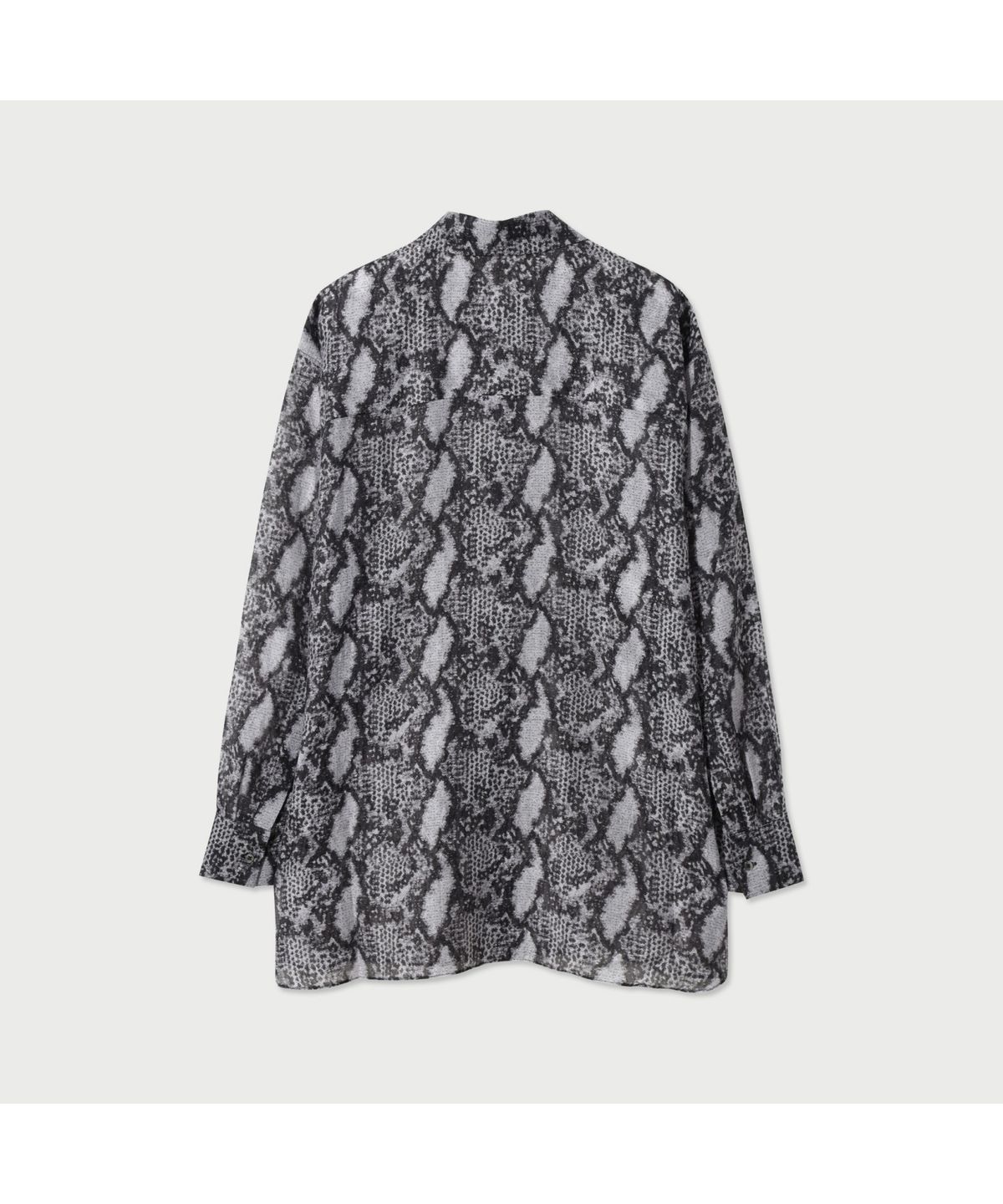 이로 우먼(IROWOMEN) ALOUNE 셔츠 - Black Pattern
