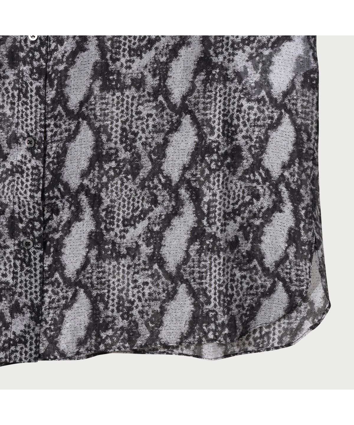 이로 우먼(IROWOMEN) ALOUNE 셔츠 - Black Pattern