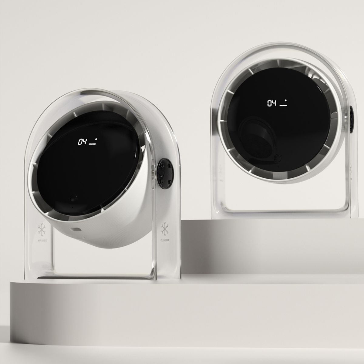 엑씨(EXCCI) 엑씨 EX-1 무선 LED 미니 사무실 탁상용 저소음 소형 선풍기