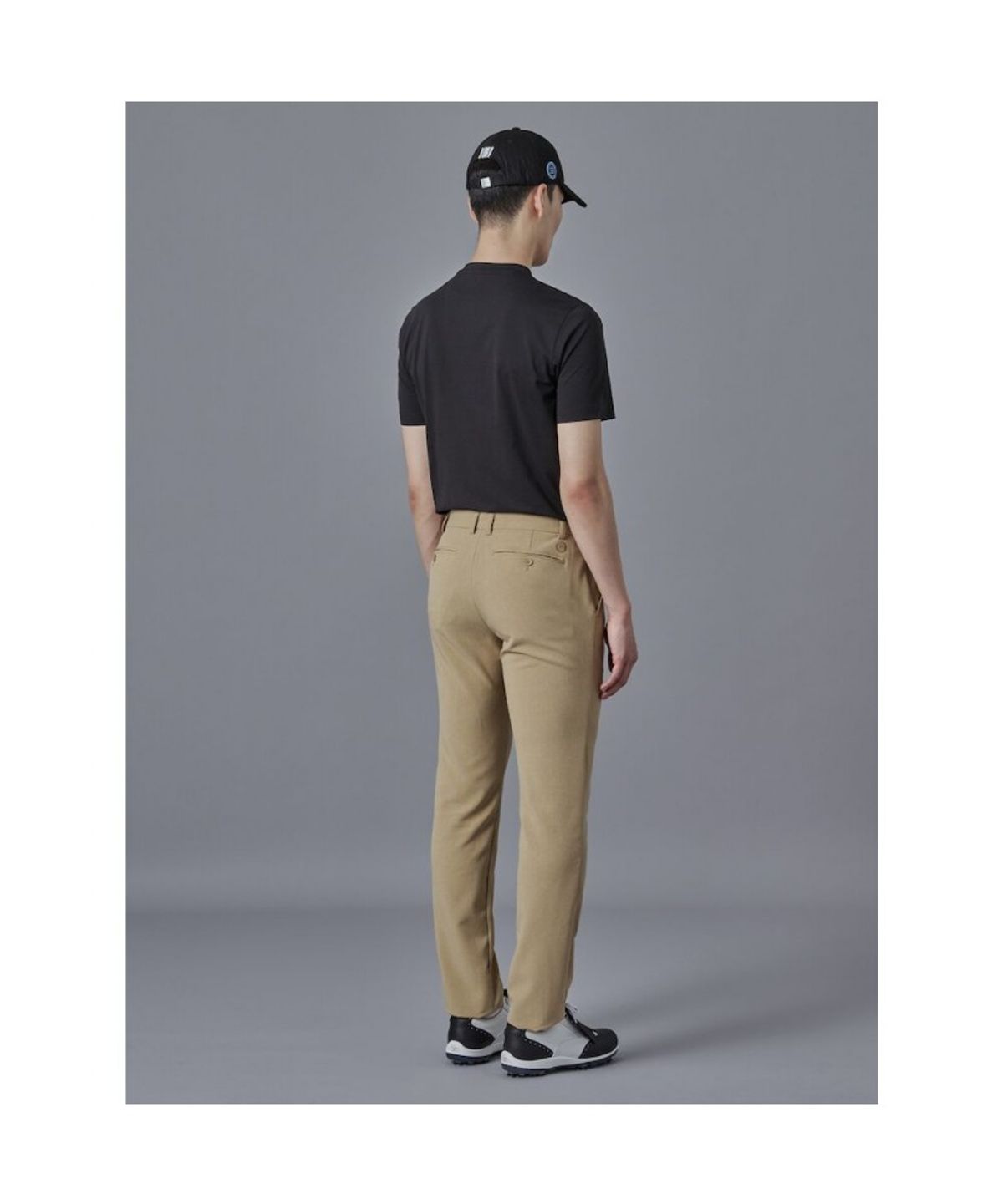 빈폴골프(BEANPOLE GOLF) UNI 소로나 반팔 편한 티셔츠 - 블랙