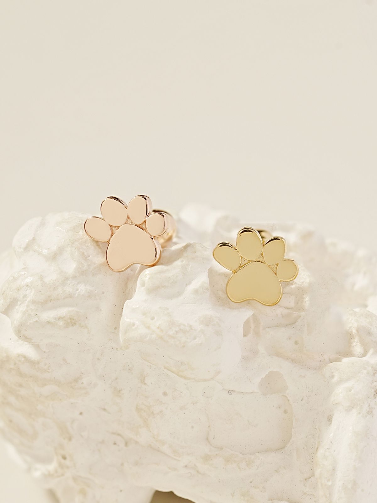 미니멀피어싱(MINIMALPIERCING) 14K 인터널 젤리 발바닥 라블렛 피어싱