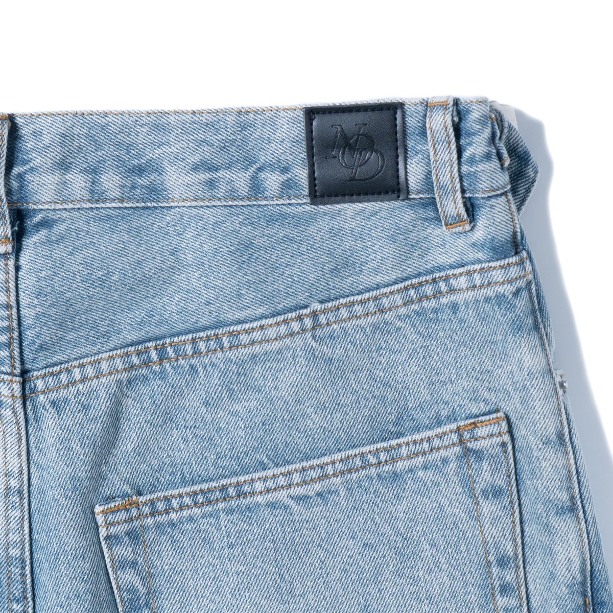노드(NOD) Wide Baggy Denim pants (Light blue)