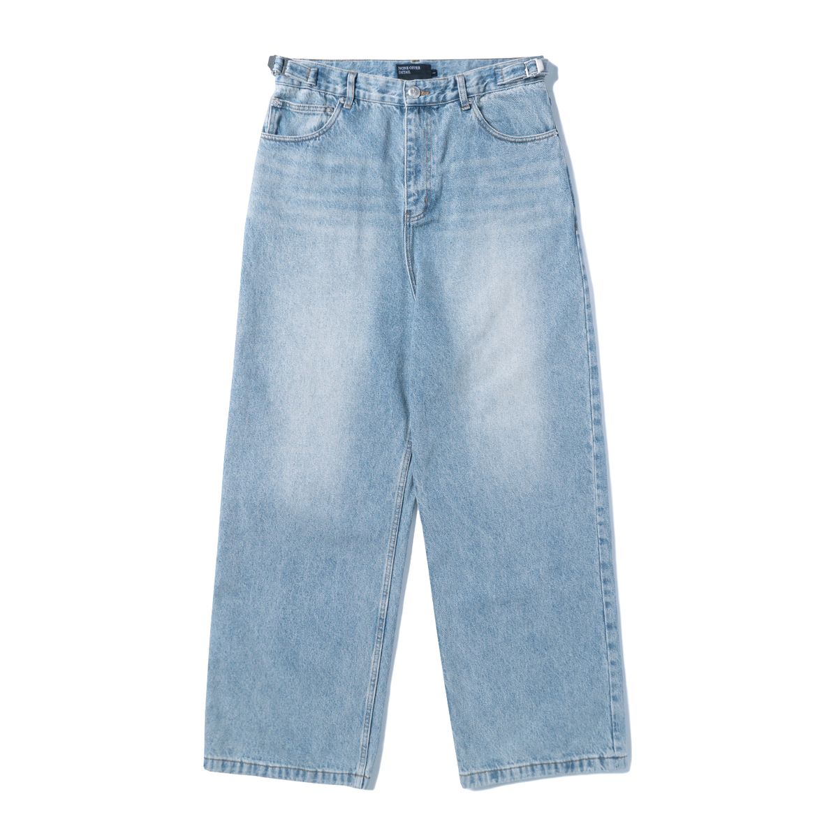 노드(NOD) Wide Baggy Denim pants (Light blue)