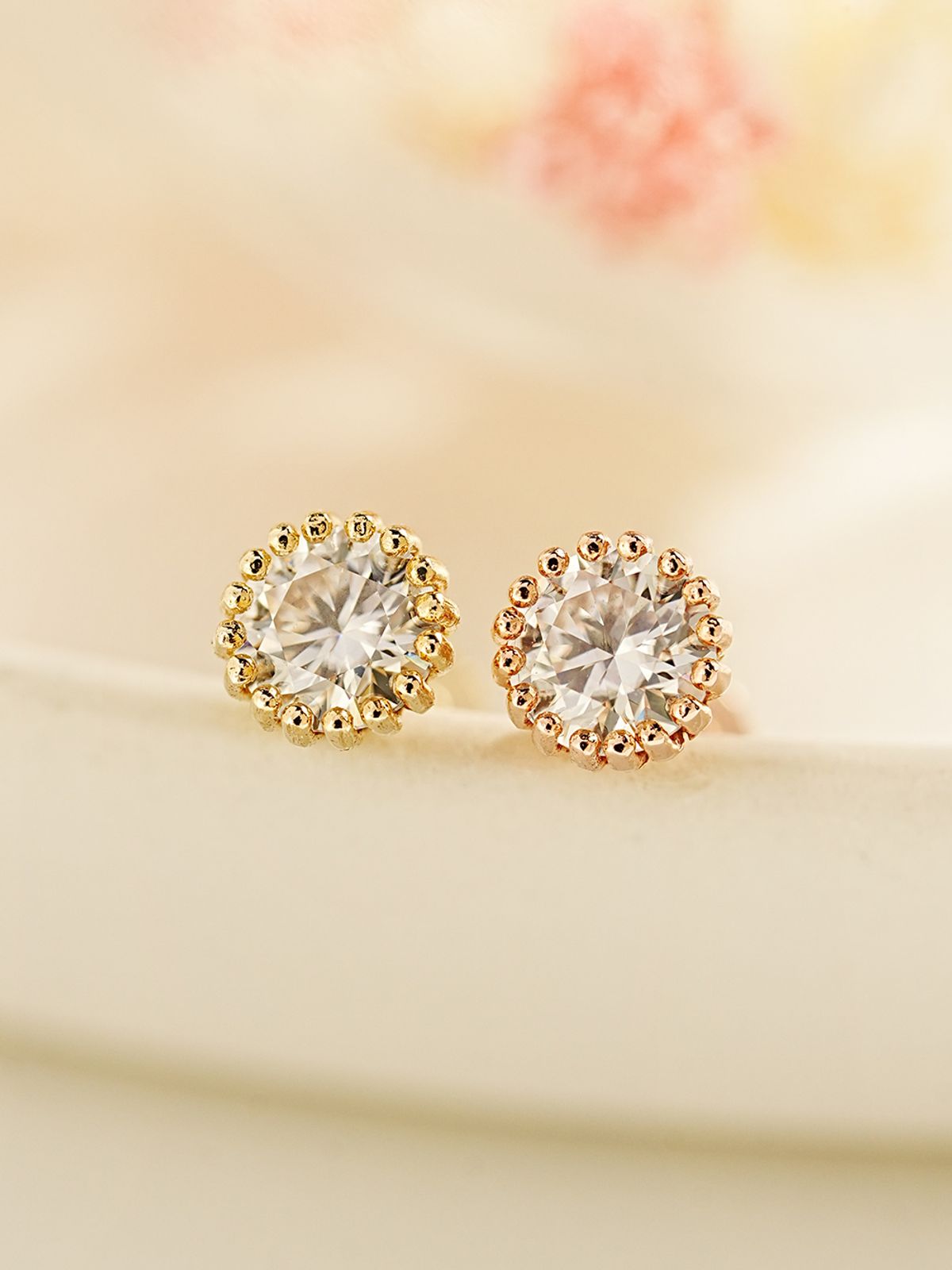 미니멀피어싱(MINIMALPIERCING) [1mm/1.2mm]14K 인터널 모이사나이트 다이아 에코 라블렛 피어싱