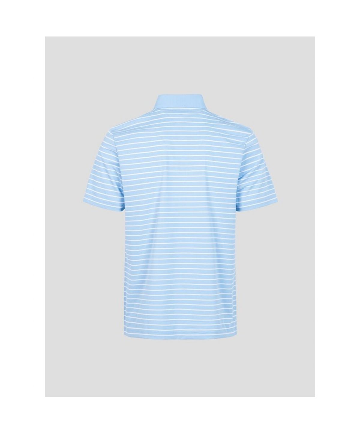 빈폴골프(BEANPOLE GOLF) 남성 냉감 잔스트라이프 반팔 티셔츠 - 스카이 블루