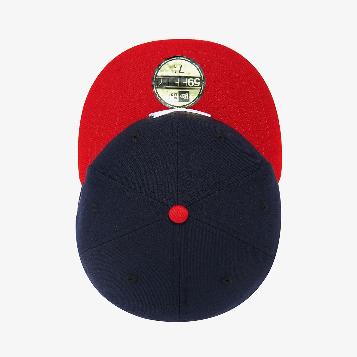 뉴에라(NEW ERA) MLB 어센틱 애틀랜타 브레이브스 홈 네이비 / 스칼렛 70361069