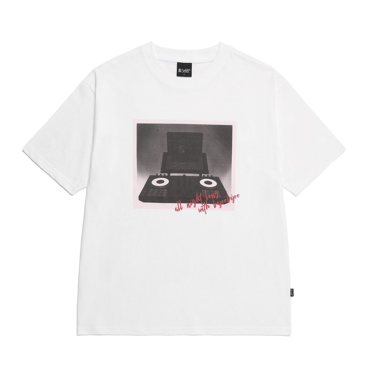 바쥬비쥬(BAJOO BIJOO) DJ MIXER T-SHIRT [WHITE]