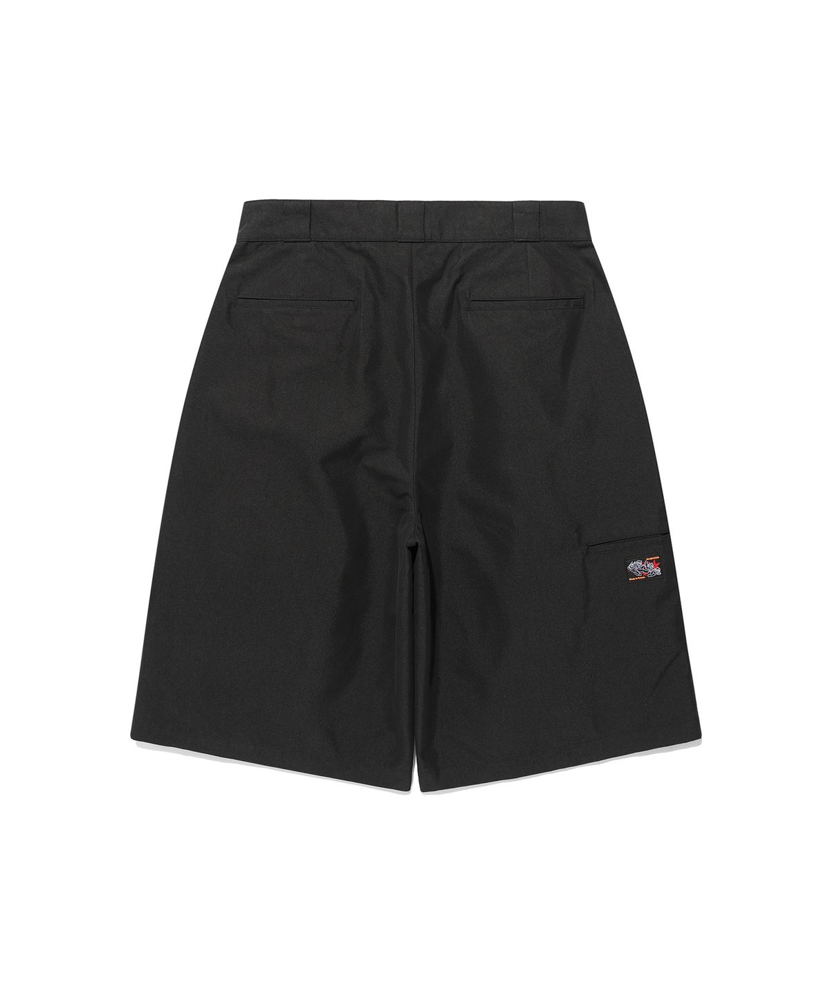 나이스고스트클럽(NICEGHOSTCLUB) BERMUDAS TWO TUCK WORK SHORTS_BLACK(NG2FMUPA61A)
