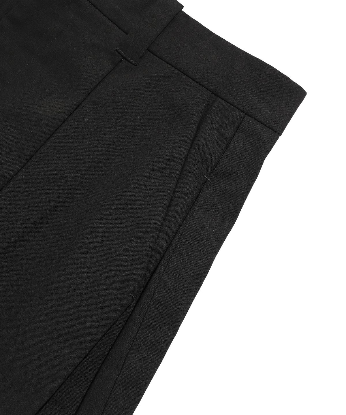 나이스고스트클럽(NICEGHOSTCLUB) DOUBLE PLEATS SHORTS_BLACK(NG2FMUPA60A)