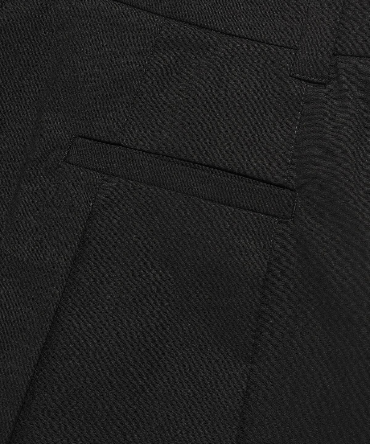 나이스고스트클럽(NICEGHOSTCLUB) DOUBLE PLEATS SHORTS_BLACK(NG2FMUPA60A)