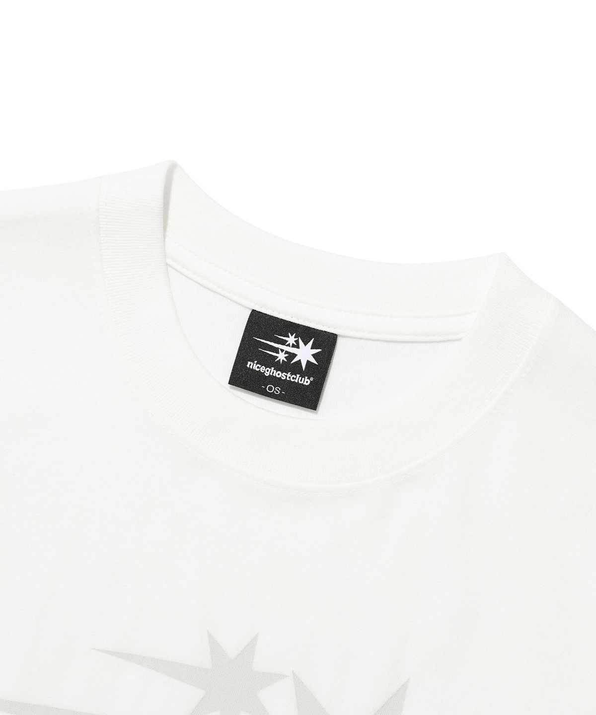 나이스고스트클럽(NICEGHOSTCLUB) 3STARS SYMBOL CROP SLIM TEE_WHITE(NG2FMFT538A)