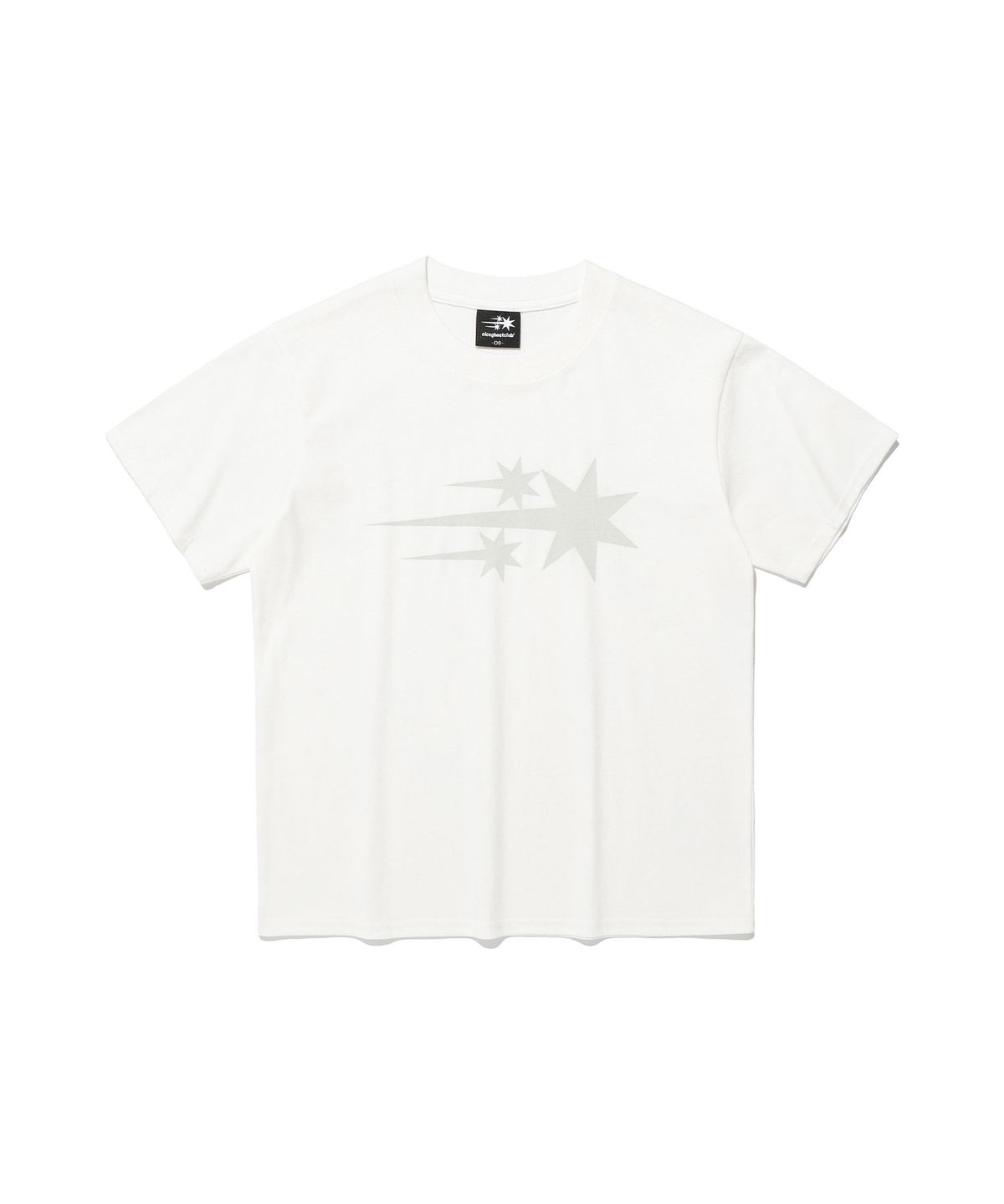 나이스고스트클럽(NICEGHOSTCLUB) 3STARS SYMBOL CROP SLIM TEE_WHITE(NG2FMFT538A)