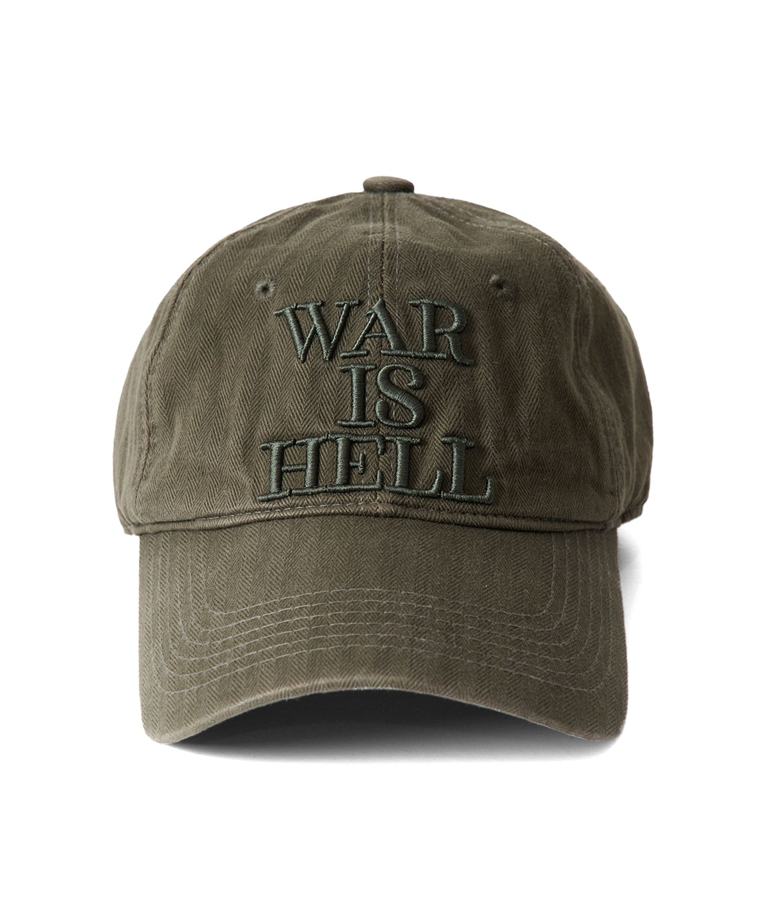 MUSINSA | TAKEASY Wordshel Herringbone Ball Cap (Khaki)